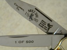 Colonel Coon W Germany (Boker) Stag 1990 Mule Day Columbia, TN Copperhead Knife in Box Colonel Coon W Germany (Boker) Stag 1990 Mule Day Columbia, TN Copperhead Knife in Box