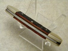 Colonel Coon W Germany (Boker) Red Bone 1989 Mule Day Columbia, TN Canoe Knife in Box