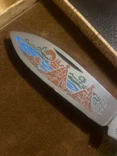 1977 Boker Tree Brand Solingen Germany Imported Limited Edition American Indian Canoe Knife NIB 1977 Boker Tree Brand Solingen Germany Imported Limited Edition American Indian Canoe Knife NIB
