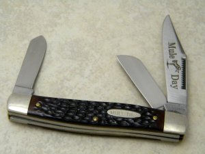 Old Cutler USA Delrin 1979 Columbia, Tenn. Mule Day Stockman Knife - First Mule Day Knife *RARE*