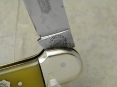 German Eye 3 Eye Solingen Germany Yellow Canoe Knife