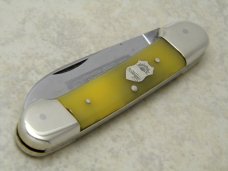 German Eye 3 Eye Solingen Germany Yellow Canoe Knife