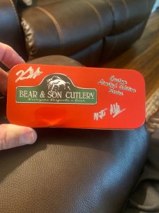 Brand New Bear & Son Cutlery Abalone Granddaddy Barlow Limited Edition #66 of 250 New In Tin Brand New Bear & Son Cutlery Abalone Granddaddy Barlow Limited Edition #66 of 250 New In Tin