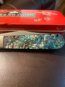 Brand New Bear & Son Cutlery Abalone Granddaddy Barlow Limited Edition #66 of 250 New In Tin Brand New Bear & Son Cutlery Abalone Granddaddy Barlow Limited Edition #66 of 250 New In Tin