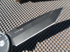 Discontinued Automatic Heckler & Koch Entourage  Folding Knife 14701 Edge Tanto Blade USA Auto Knife