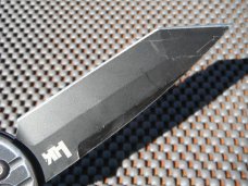 Discontinued Automatic Heckler & Koch Entourage  Folding Knife 14701 Edge Tanto Blade USA Auto Knife