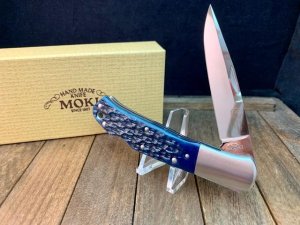 Moki Kronos Model ANZ433 SSk Exclusive Lapis Blue Bone Slightly Lighter Color