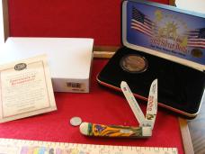 Case Trapper US Mint Gold Plated Silver Dollar Limited Edition Set #018