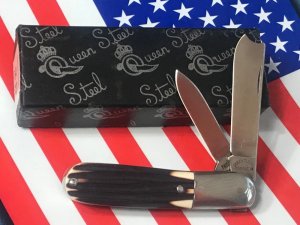 Vintage Queen #25 Razor Barlow Knife w Derlin Handles -#25 Marked on Back of Razor Blade +Orig Box