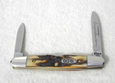 1996 CASE XX USA 05263 SS INDIA SAMBAR STAG EISENHOWER POCKET KNIFE - MINT IN ORIGINAL BOX 1996 CASE XX USA 05263 SS INDIA SAMBAR STAG EISENHOWER POCKET KNIFE - MINT IN ORIGINAL BOX