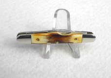 1996 CASE XX USA 05263 SS INDIA SAMBAR STAG EISENHOWER POCKET KNIFE - MINT IN ORIGINAL BOX 1996 CASE XX USA 05263 SS INDIA SAMBAR STAG EISENHOWER POCKET KNIFE - MINT IN ORIGINAL BOX
