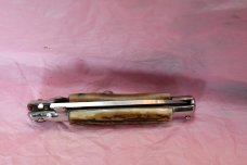 Automatic Switch Blade Italy Rosfrei 4" closed Stag Handle Automatic Switch Blade Italy Rosfrei 4" closed Stag Handle