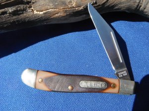 VINTAGE SCHRADE OLD TIMER  12OT,  FOLDING POCKET KNIFE. MADE IN USA!!! SCHRADE 12OT- OLD TIMER PAL