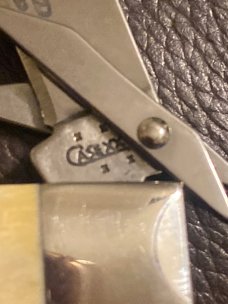 New Case XX 6.511 1/2L SS BoneStag Cheetah Cub With Nickel silver Bolsters & A Single Blade New Case XX 6.511 1/2L SS BoneStag Cheetah Cub With Nickel silver Bolsters & A Single Blade