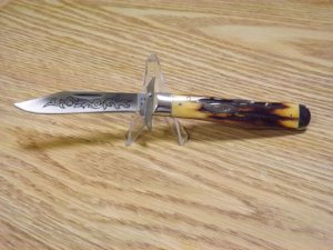 Case 1977 Blue Scroll Stag Cheetah 5111 1/2L
