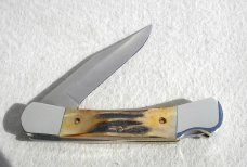 RARE 1989 CASE XX USA GENUINE STAG 51139L LARGE 5" LOCKBACK KNIFE - W/BOX, SHEATH & PAPERS