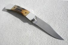 RARE 1989 CASE XX USA GENUINE STAG 51139L LARGE 5" LOCKBACK KNIFE - W/BOX, SHEATH & PAPERS
