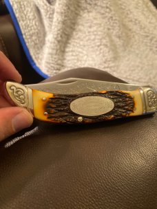 1979 Schrade + USA 275 75TH Anniversary 1904-1979 Presentation Knife With Great Detail New