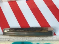 Case xx 1988 GunStock Knife w/ Great Green Jigged Bone Handles +Theresa Case Blade Etch -NOS & NM Case xx 1988 GunStock Knife w/ Great Green Jigged Bone Handles +Theresa Case Blade Etch -NOS & NM