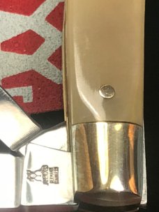 Vintage J A Henckels Buffalo Horn 4 Blade Congress Pocket Knife w/ Black Twin Shield +Orig Box & COA Vintage J A Henckels Buffalo Horn 4 Blade Congress Pocket Knife w/ Black Twin Shield +Orig Box & COA