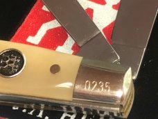 Vintage J A Henckels Buffalo Horn 4 Blade Congress Pocket Knife w/ Black Twin Shield +Orig Box & COA Vintage J A Henckels Buffalo Horn 4 Blade Congress Pocket Knife w/ Black Twin Shield +Orig Box & COA