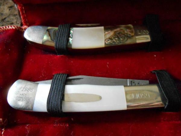 American Blade Collectors Assoc. 1986 Two Knives