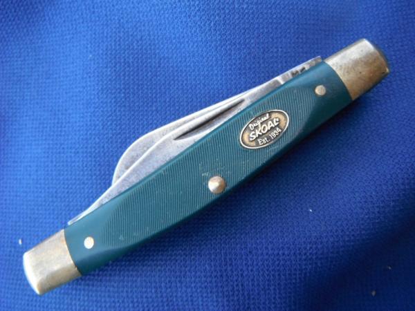 Rare Vintage Schrade Original Skoal 3-Blade  Stockman Pocket Knife.  Made in the USA!!! 