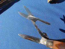 Rare Schrade USA Old Timer 106OT Grandad's Pocket Knife 2 blade with Scissors Rare Schrade USA Old Timer 106OT Grandad's Pocket Knife 2 blade with Scissors