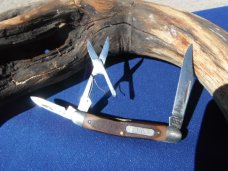 Rare Schrade USA Old Timer 106OT Grandad's Pocket Knife 2 blade with Scissors Rare Schrade USA Old Timer 106OT Grandad's Pocket Knife 2 blade with Scissors