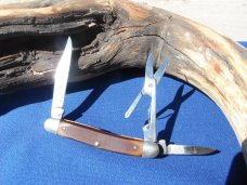 Rare Schrade USA Old Timer 106OT Grandad's Pocket Knife 2 blade with Scissors Rare Schrade USA Old Timer 106OT Grandad's Pocket Knife 2 blade with Scissors