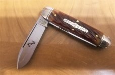 GEC #35 Bar Tool Knife Beer & Sausage Autumn Leaf Jigged Tidioute Cutlery 352320 GEC #35 Bar Tool Knife Beer & Sausage Autumn Leaf Jigged Tidioute Cutlery 352320