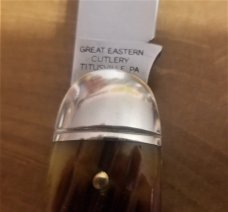 GEC #35 Bar Tool Knife Beer & Sausage Autumn Leaf Jigged Tidioute Cutlery 352320 GEC #35 Bar Tool Knife Beer & Sausage Autumn Leaf Jigged Tidioute Cutlery 352320