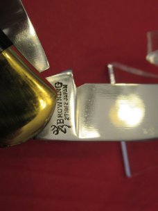 Browning Wood Handle Folding Lock Back Model 2718F2