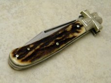 Fight'n Rooster Frank Buster Cutlery Co. Germany Stag Hazard Shine Hauler Ornate Bolsters Jack Knife Fight'n Rooster Frank Buster Cutlery Co. Germany Stag Hazard Shine Hauler Ornate Bolsters Jack Knife