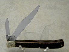 Fight'n Rooster Frank Buster Cutlery Co. Germany Bone Ornate Bolsters 2 Blade Jack Knife Fight'n Rooster Frank Buster Cutlery Co. Germany Bone Ornate Bolsters 2 Blade Jack Knife