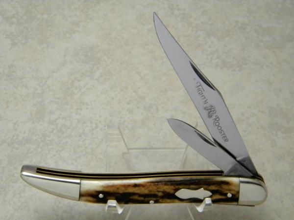 Fight'n Rooster Frank Buster Celebrated Cutlery Germany Stag Toothpick Knife Fight'n Rooster Frank Buster Celebrated Cutlery Germany Stag Toothpick Knife