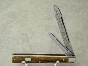 Fight'n Rooster Frank Buster Cut. Co. Germany Stag Physician's or Doctor's Knife