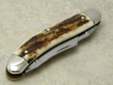 Fight'n Rooster Frank Buster Celebrated Cutlery Germany Stag Sowbelly Knife Fight'n Rooster Frank Buster Celebrated Cutlery Germany Stag Sowbelly Knife