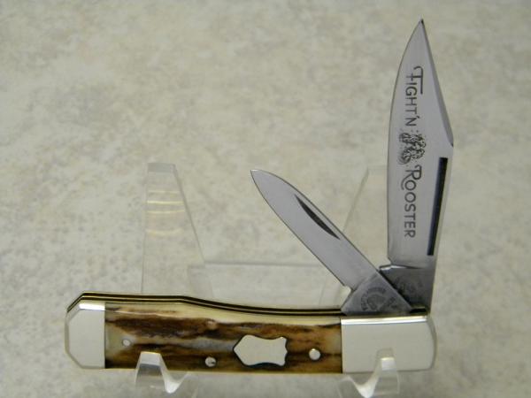 Fight'n Rooster Frank Buster Celebrated Cutlery Germany Stag Gunstock Jack Knife Fight'n Rooster Frank Buster Celebrated Cutlery Germany Stag Gunstock Jack Knife