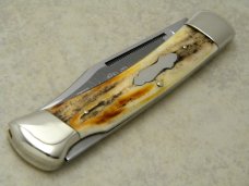 Fight'n Rooster Frank Buster Celebrated Cutlery Germany Stag Large Lockback Knife Fight'n Rooster Frank Buster Celebrated Cutlery Germany Stag Large Lockback Knife