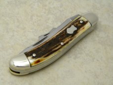 Fight'n Rooster Frank Buster Celebrated Cutlery Germany Stag Sowbelly Stockman Knife Fight'n Rooster Frank Buster Celebrated Cutlery Germany Stag Sowbelly Stockman Knife
