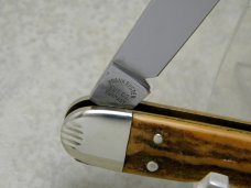 Fight'n Rooster Frank Buster Cut. Co. Germany Stag Lockback Whittler Knife - 1982 Founders Knife Fight'n Rooster Frank Buster Cut. Co. Germany Stag Lockback Whittler Knife - 1982 Founders Knife
