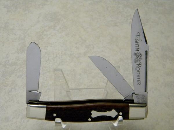 Fight'n Rooster Frank Buster Celebrated Cutlery Germany Bone 3 Blade Stockman Knife Fight'n Rooster Frank Buster Celebrated Cutlery Germany Bone 3 Blade Stockman Knife