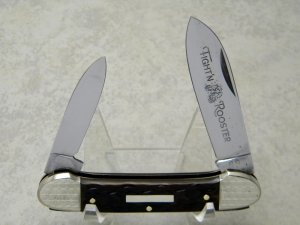 Fight'n Rooster Frank Buster Cutlery Germany Bone 2 Blade Canoe Knife