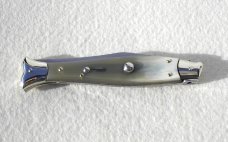 NEW OLD STOCK  BELTRAME AUTO FISH STYLE 25CM ( PICKLOCK ) LIGHT HORN ITALIAN STILETTO 