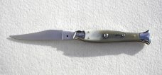 NEW OLD STOCK  BELTRAME AUTO FISH STYLE 25CM ( PICKLOCK ) LIGHT HORN ITALIAN STILETTO 