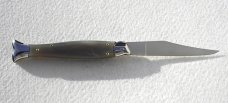 NEW OLD STOCK  BELTRAME AUTO FISH STYLE 25CM ( PICKLOCK ) LIGHT HORN ITALIAN STILETTO 