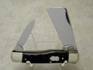 Fight'n Rooster Frank Buster Celebrated Florida Knife Collectors Bone Gunstock Cotton Sampler Knife