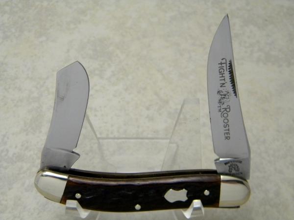 Fight'n Rooster Frank Buster Celebrated Cutlery Germany Bone 2 Blade Sowbelly Knife Fight'n Rooster Frank Buster Celebrated Cutlery Germany Bone 2 Blade Sowbelly Knife