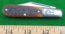 GEC Tidioute Cutlery Tom's Choice Sawyer Barlow Knife. Charlie Campagna SFO. ..................(623)